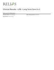 Exocrine gland E. . Lpn long term care a v1 quizlet